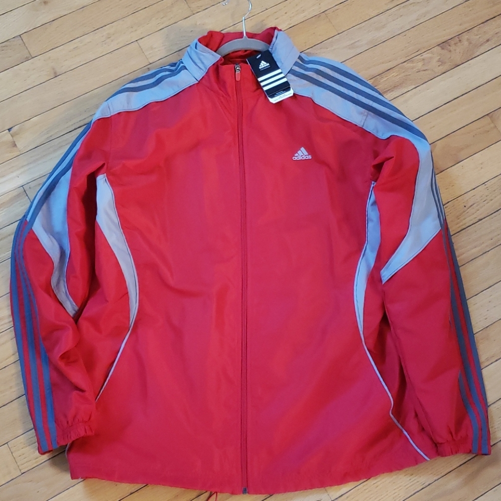 Adidas Sweat Suit 2pc Jacket is XL, Pants are Medi